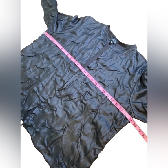 Eileen Fisher Silk Pleated Puffy Cardigan Jacket Women’s Size L - Picture 8 of 10